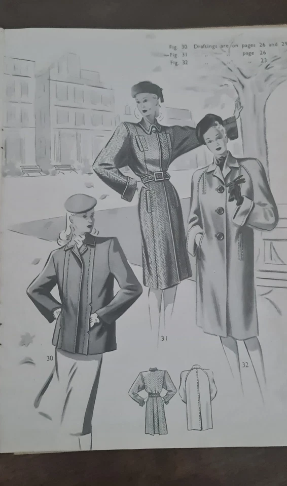 Vintage Haslam System of Dresscutting Pattern  no 23 1953 Spring Summer original - Image 3 of 4