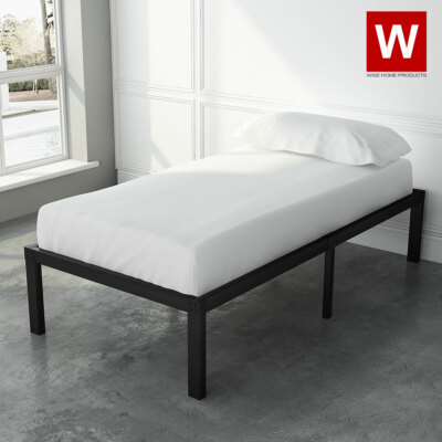 美品レア NB×beams+ EASY SET UP SUITS Casacomoda King Metal Platform Bed Frame, 14 Inch High