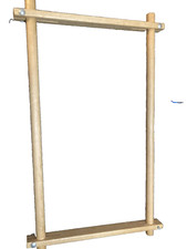 Wooden Pine Scroll Split Embroidery/Needlepoint frame