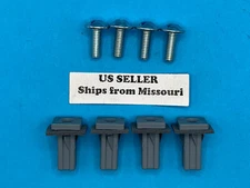 License Plate Screws & Nut Grommet Retainers for Mustang C-MAX Focus (4 of EACH)