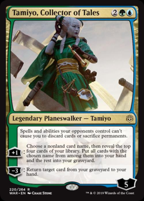 MTG - Tamiyo, Collector of Tales - War of the Spark - Light Play - Normal