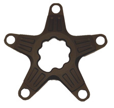 ROTOR Spider für 3D, 3D24 Kurbeln BCD/Lochkreis 110mm 5Loch, schwarz matt