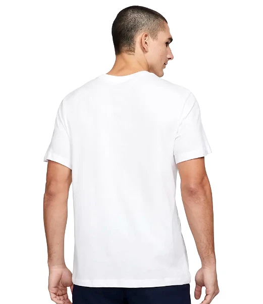 NWT Nike Dri FIT Men s Swoosh Medium Training SS T Shirt White Blue CZ9724 100