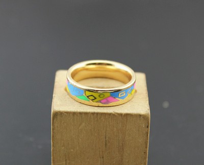 Wholesale Lots 50pcs Rhinestone&Enamel Men's gold plated Cool Rings Gift