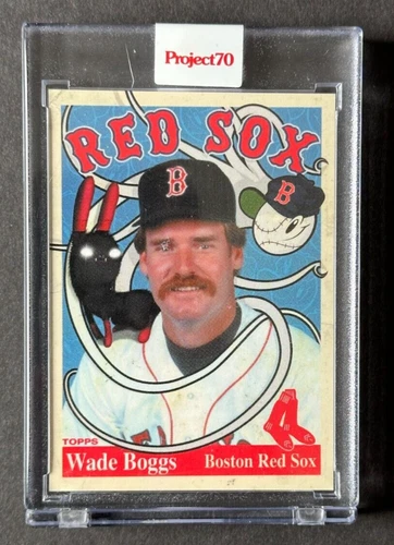 2021 Topps Project 70 - WADE BOGGS #298 Art by Greg "CRAOLA" Simkins
