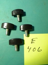 4x  Plastic Knobs 1 1/8" X 3/8". With Male Threads 8mm - 1.25 x 5/8"lg