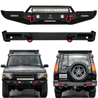 Vijay Fits 1999-2004 Land Rover Discovery II Front or Rear Bumper with lights