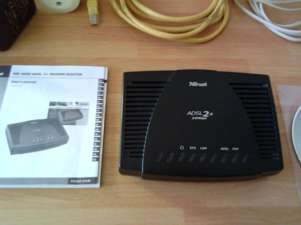 Modem -Router ADSL 2+ TRUST MD-4050+ spinotto adsl - Immagine 4 di 4