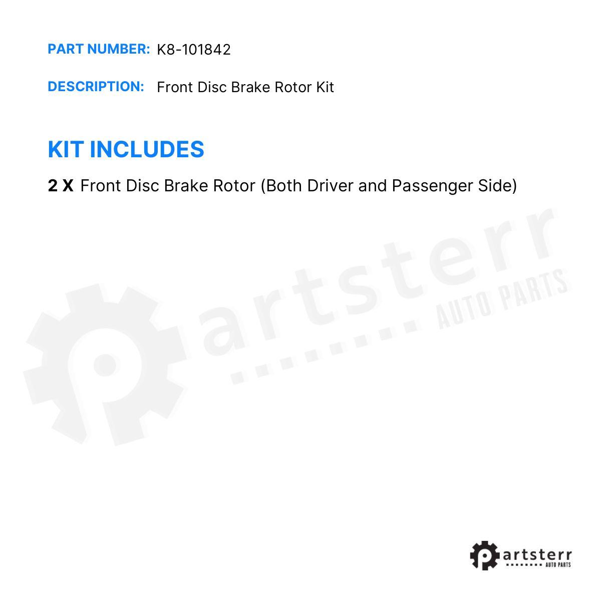 Front Disc Brake Rotors Kit For Lexus IS250 GS300 Fits 2006 Lexus GS300 3.0L V6 eBay