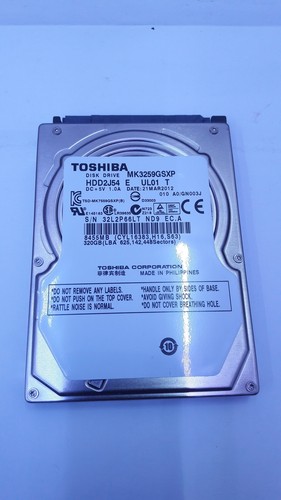 Toshiba MK3259GSXP 320 GB SATA SMART ok Laufzeit 2410 Stunden