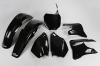 Kunststoff Verkleidung Kit Yamaha YZ 125 - 250 2000 - 2001 Schwarz Ufo Plast