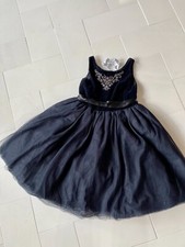 G015 RALPH LAUREN VELOUR HOLIDAY GIRL TULLE LAYER DRESS SIZE 5 155