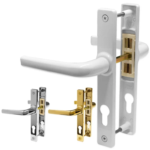 UPVC Door Handle Ferco 70mm 70PZ 180mm Fixings Double Glazing Pair Set Sprung