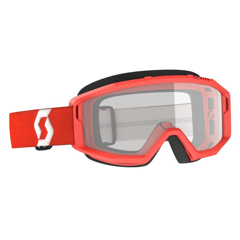 Maschera Scott Primal Clear Red