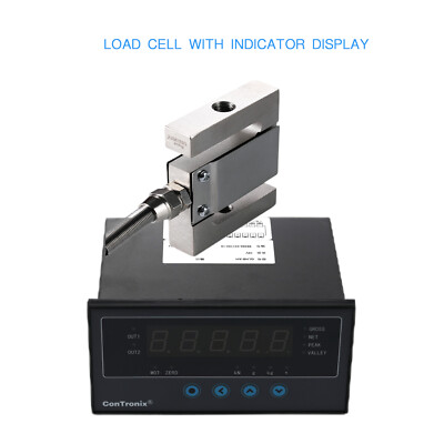 S Type Load Cell Sensor with Indicator Display Input 0.8-2.5mV/V AC100 ...