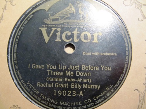 1923 BILLY MURRAY Wanita RACHEL GRANT Lovers Fight GAVE UP JUST BEFORE VIC 19023 - Picture 2 of 2