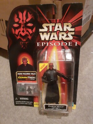 Star Wars - DARTH MAUL, SITH LORD + LICHTSCHWERT - CommTalk - Sammlung 1 Figur