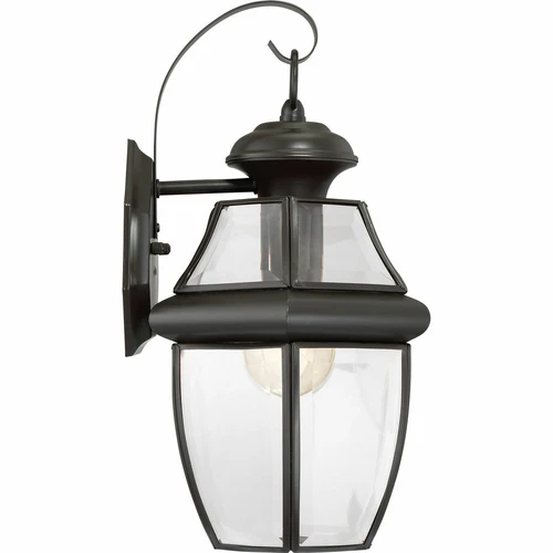 Quoizel NY8316Z Newbury 1 Light Outdoor Wall Lantern Fixture, Bronze - 2 Pack - Picture 6 of 6