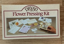 Dryad Flower Pressing Kit Featuring a Bird Design Press.