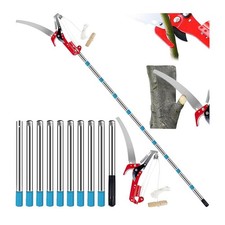 Teleskop-Asts&auml;ge NEWFUN 82-448cm Edelstahl manuell, Baums&auml;ge f&uuml;r hohe &Auml;ste
