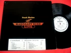 FRANK MARINO & MAHOGANY RUSH "LIve" RARE WLP DEMO Columbia JC35257 1978 NM