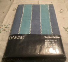 Dansk 62 X 106  Cotton Tablecloth Made In Ind...