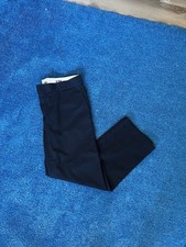 Dickies Mens 874 Original Fit Work Pants 38x30 Straight Relaxed Flat Front Navy