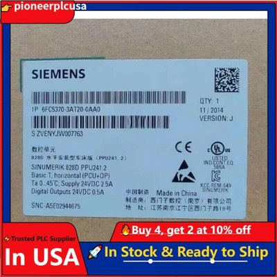 New Siemens 6FC5370-3AT20-0AA0 SINUMERIK 828D Basic T 6FC5 370-3AT20-0AA0