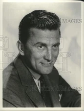 1966 Press Photo Kirk Douglas appeared on "The Ed Sullivan Show". - mjx58058