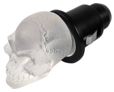 Custom Accessories 16500 Skull Dash Glow Light , White 