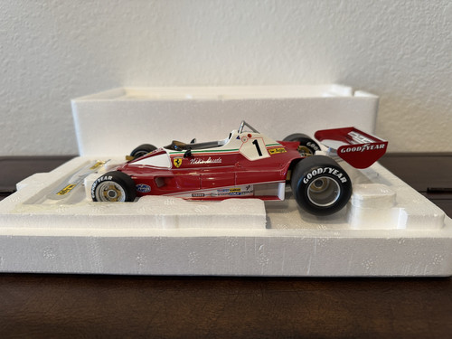 Hot Wheels Elite Niki Louda Ferrari 312 T2 Monaco GP 1976 1:18 Diecast Model Car