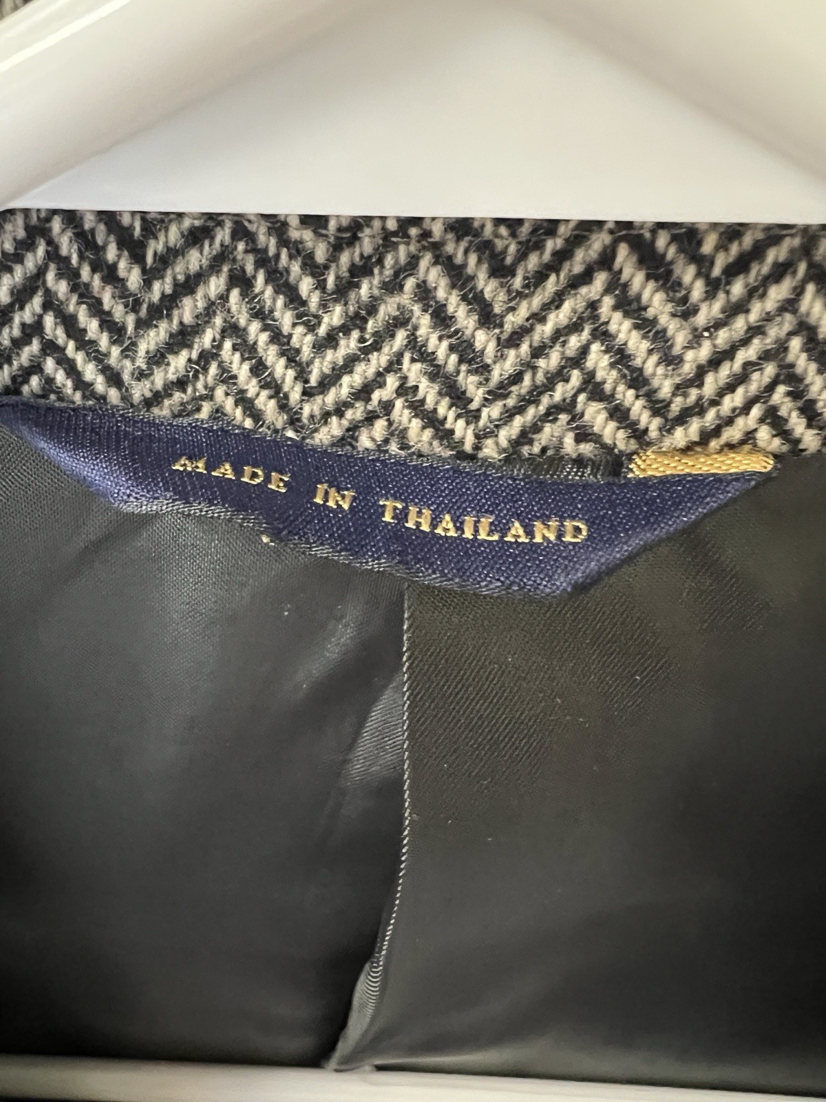 Brooks Brothers Herringbone Pattern Wool Blazer M… - image 4