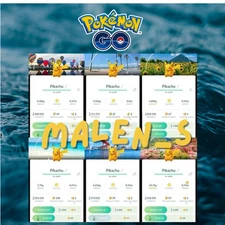 Pokémon Go🐬🐬Shiny Pikachu Japan Background🐬🐬Trade 20k stardust or Mini PTC