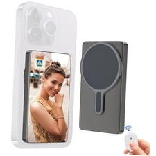 Phone Vlog Selfie Monitor Screen,Magnetic Mount Wireless Connection with Grey