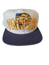 Used  Authentic Pacers Base Ball Cap NBA Logo On Back