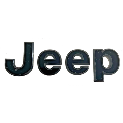 #ad #ad Black JEEP Nameplate Emblem Badge Matte Logo for Wrangler Cherokee Compass Grand $26.67