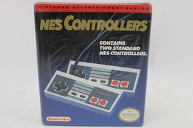 OEM Original Nintendo NES Controllers Set NIB Factory Sealed 1990 H-Seam