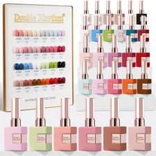 28Pcs 0.5Oz Gel Nail Polish Set Same Color Same Bottle Soak off Gel Polish Kit N