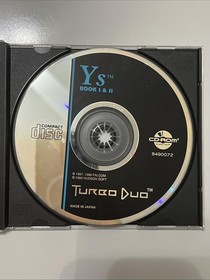 Ys Books I & II Turbografx 16 CD Turbo Duo Game Disc Only- Tested