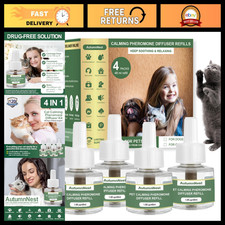 Calming Pheromone Diffuser Refills for Cats, 4 Pack - Stress Relief  Relaxation