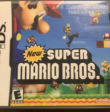 New Super Mario Bros. Nintendo DS Case ONLY No Game / Authentic USA Version