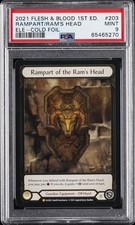 2021 FLESH & BLOOD TALES OF ARIA 1ST ED #203 RAMPART OF THE RAM'S HEAD PSA 9