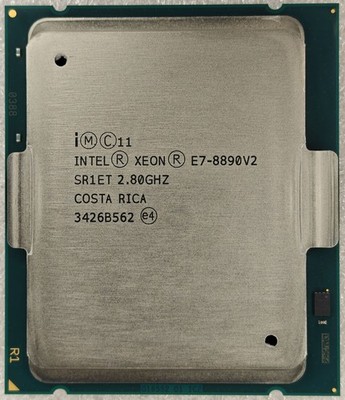 Intel Xeon E7-8890 V2 15-core 2.80GHZ 37.5MB L3 CACHE 155W SR1ET Server CPU