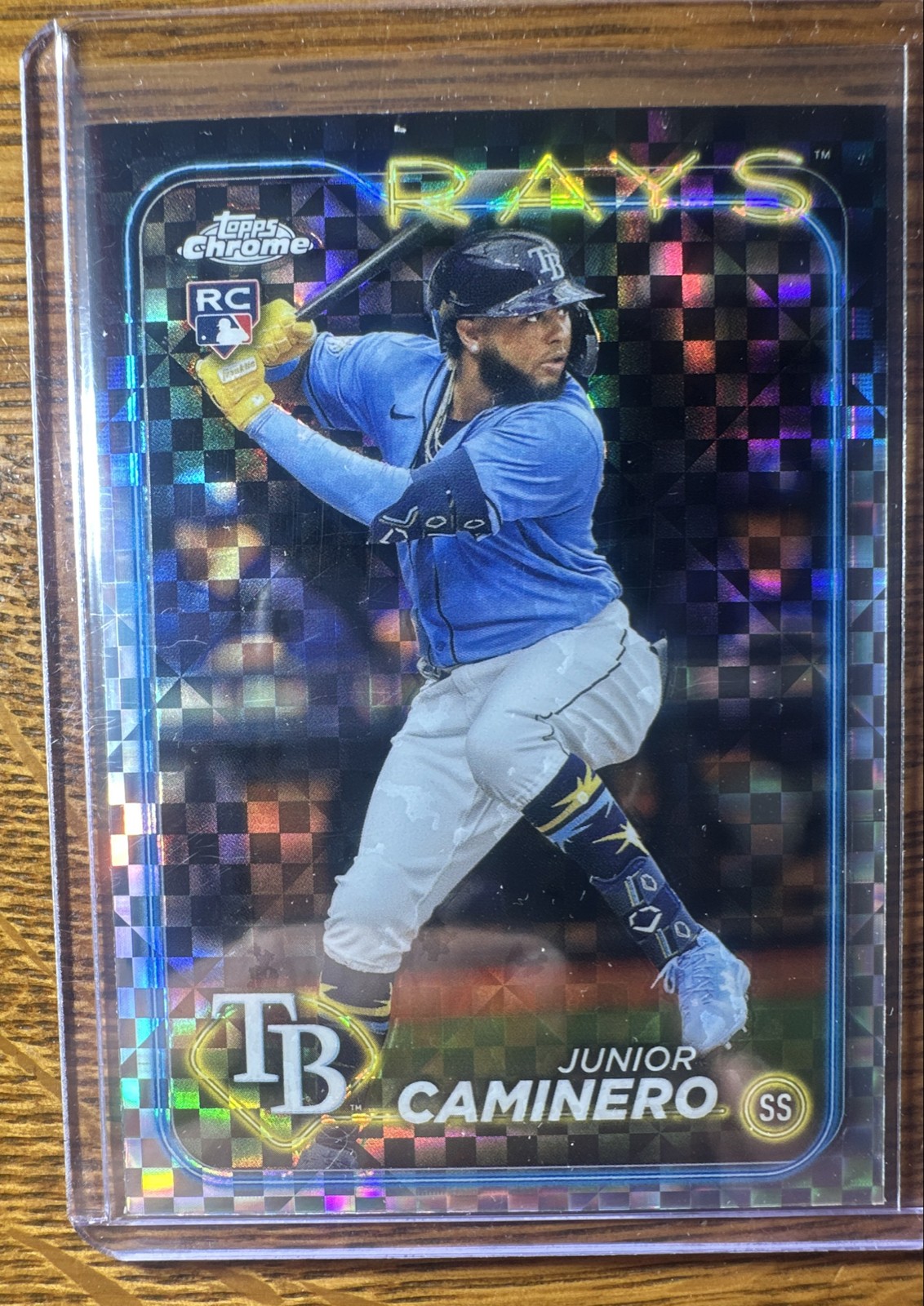 2024 Topps Chrome - Junior Caminero #213 Refractor (RC)