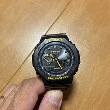 CASIO G SHOCK GA B2100 Tough Solar Bluetooth Black Yellow FROM JAPAN