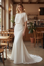 Wedding skirt/chiffon skirt/wedding dress 2026/size 36 - 46
