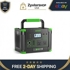 EBL 1000W Portable Power Station Solar Generator for Camping & Backup