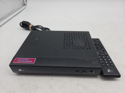 Zenith DTT901 Digital TV Tuner Converter Box with Remote - TESTED WORKING