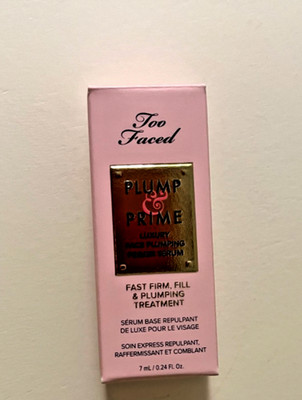 TOO FACED Plump & Prime Primer Serum 7 ml 0.24 oz Travel Size Mini