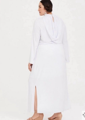 torrid princess leia dress Her Universe 1X Torrid Princess Leia Star Wars Cosplay White Gown Plus Dress  NEW
